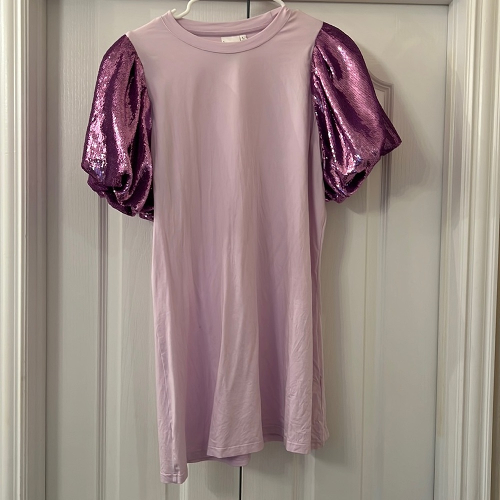Queen of sparkles t-shirt dress
